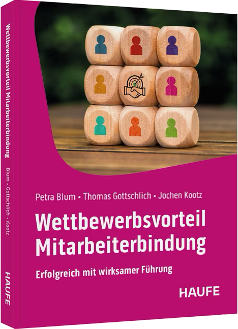 Buchcover 'Wettbewerbsvorteil Mitarbeiterbindung'